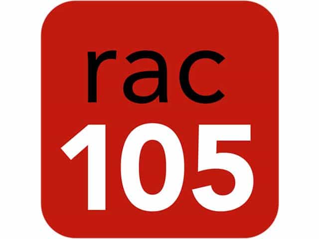 RAC 105 TV logo
