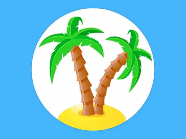 Relaxing nature music logo